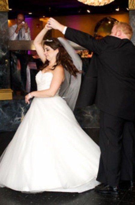 Couple Dancing At Their Wedding