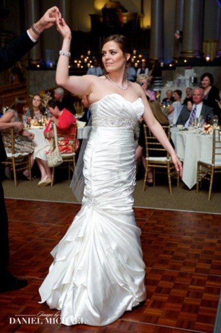 Happy Bride Dancing