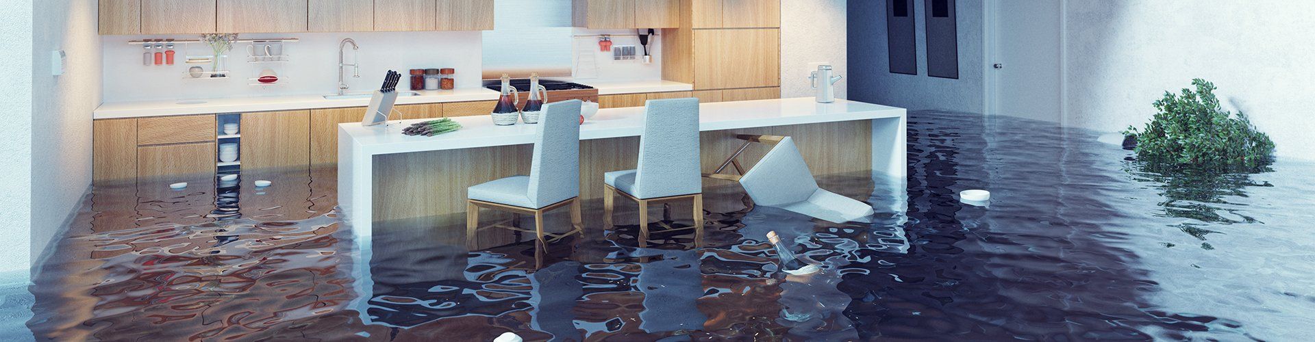 Flood Insurance — Flooding In The Kitchen in Fairfax, VA Flood Insurance — Flooding In The Kitchen in Fairfax, VA