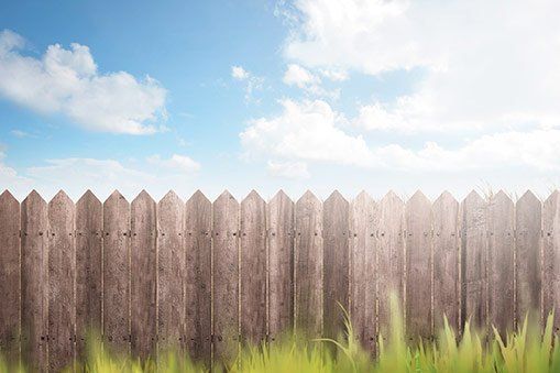 Wooden Fence on a Green Garden — Atlanta, GA — West Georgia Fence Co