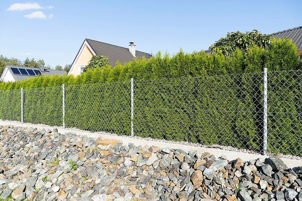 Street Fence Made of Steel Mesh — Atlanta, GA — West Georgia Fence Co Street Fence Made of Steel Mesh — Atlanta, GA — West Georgia Fence Co