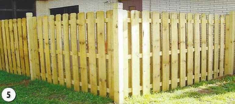 Wood Fence Close-Up — Atlanta, GA — West Georgia Fence Co