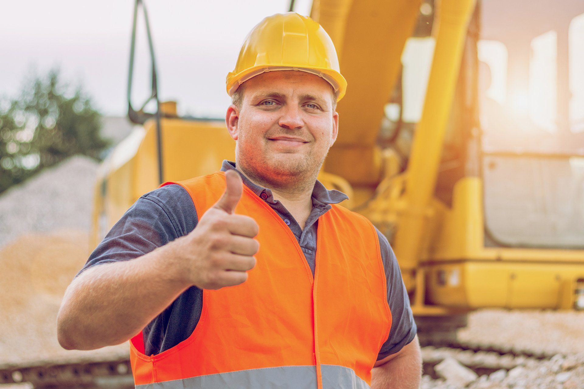 Happy Construction Worker — Aurora, IL — Kendall County Concrete