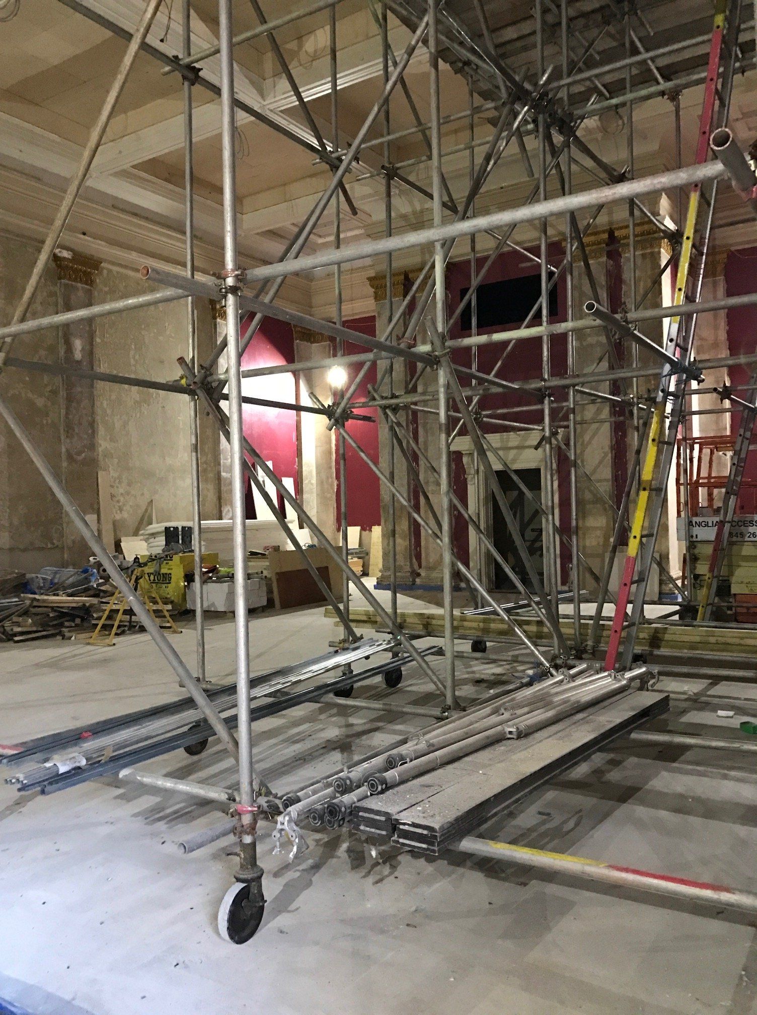 The Corn Hall Main Hall renovation