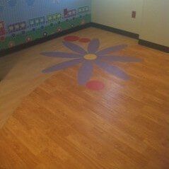 Custom Flower Vinyl Floor — Flooring in Winchester, VA