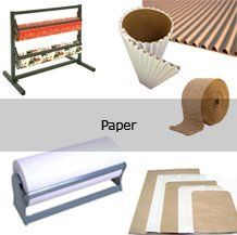 There are many different types of paper in this picture.