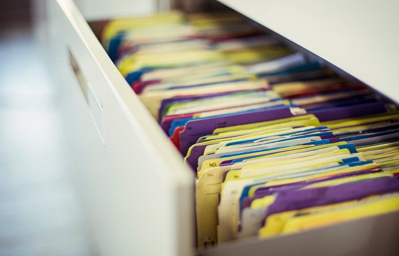 documents in storage