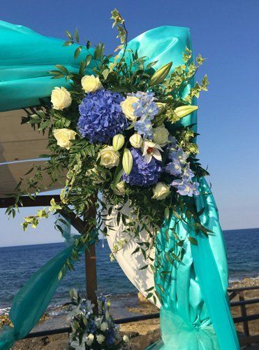 dettaglio di una decorazione per cerimonia