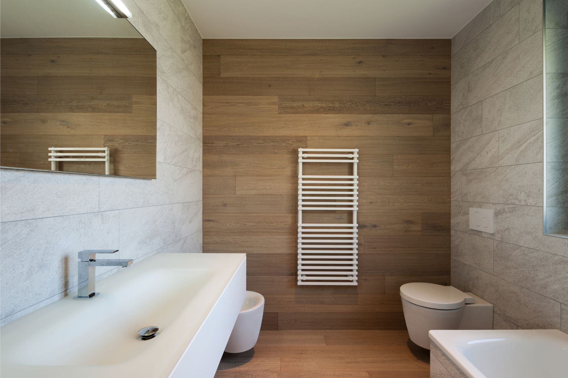 Bagno con termoarredo