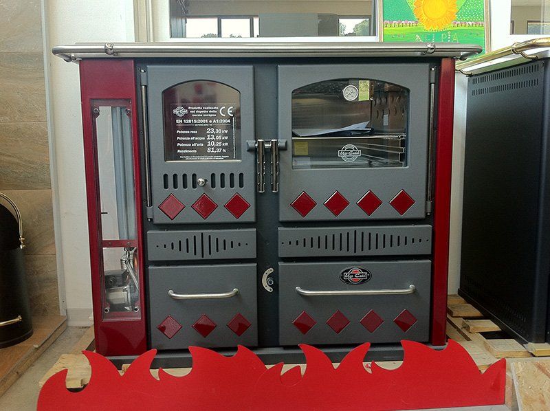 Stufe in stile rustico