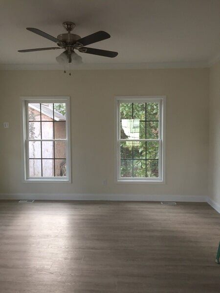 Ceiling Fan in Living Room — Utility Sheds in Saluda, VA