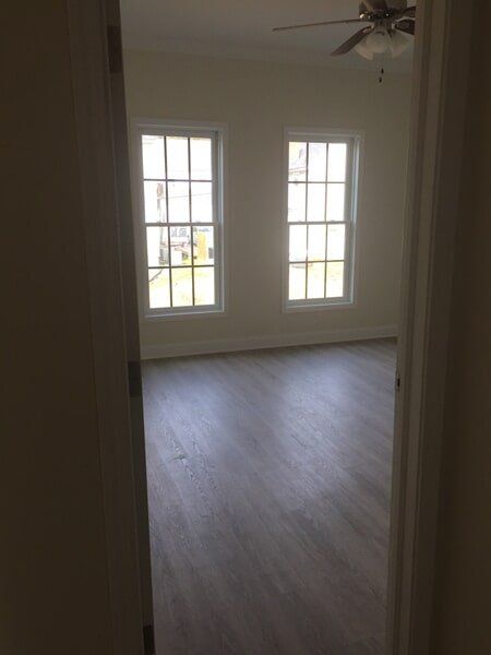 Empty Room with Two Windows — Utility Sheds in Saluda, VA