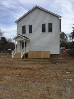 Back View of the White House — Utility Sheds in Saluda, VA
