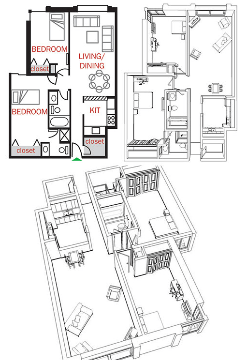 Lake Terrace Floorplans