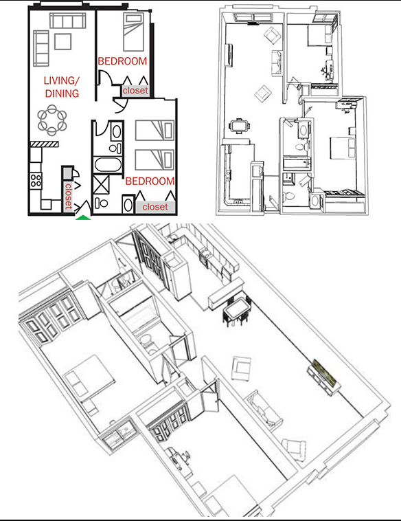 Lake Terrace Floorplans