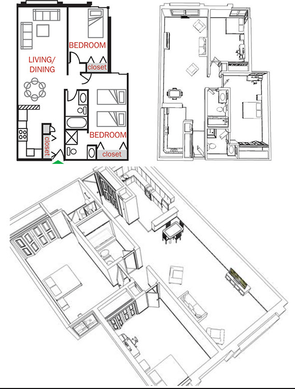 Lake Terrace Floorplans