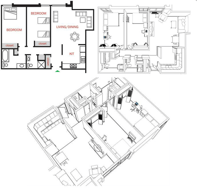 Riverview Floorplans