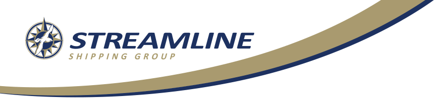 The streamline shipping group logo is shown on a white background.