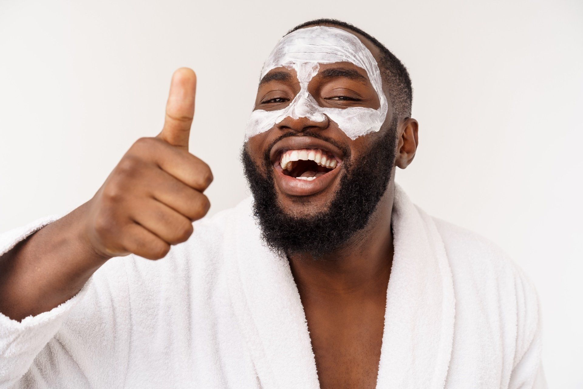 Bearded Man Facial