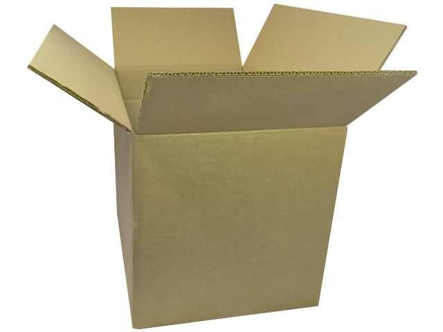 empty big box on white background