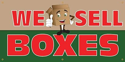 we sell boxes illustration