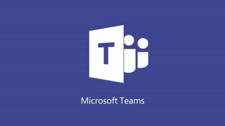Microsoft Teams logo on a purple background