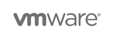 Gray VMware logo on a white background