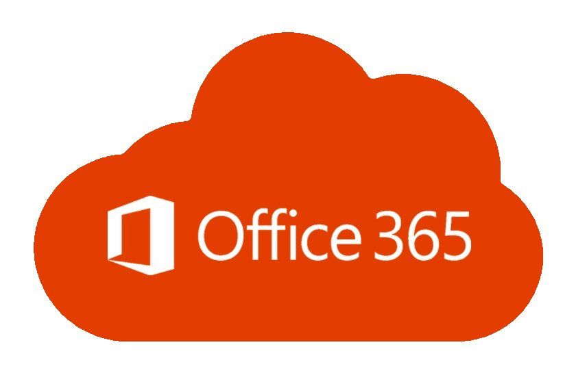 Orange Office 365 cloud logo on a white background