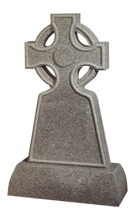 Grey headstone
