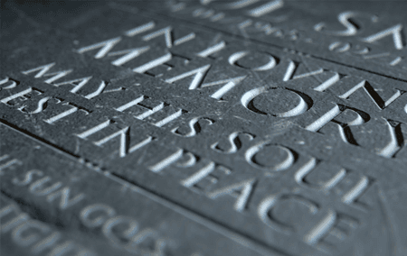 Inscription for the memorial
