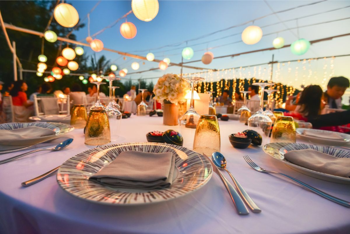 allestimento per festa di matrimonio