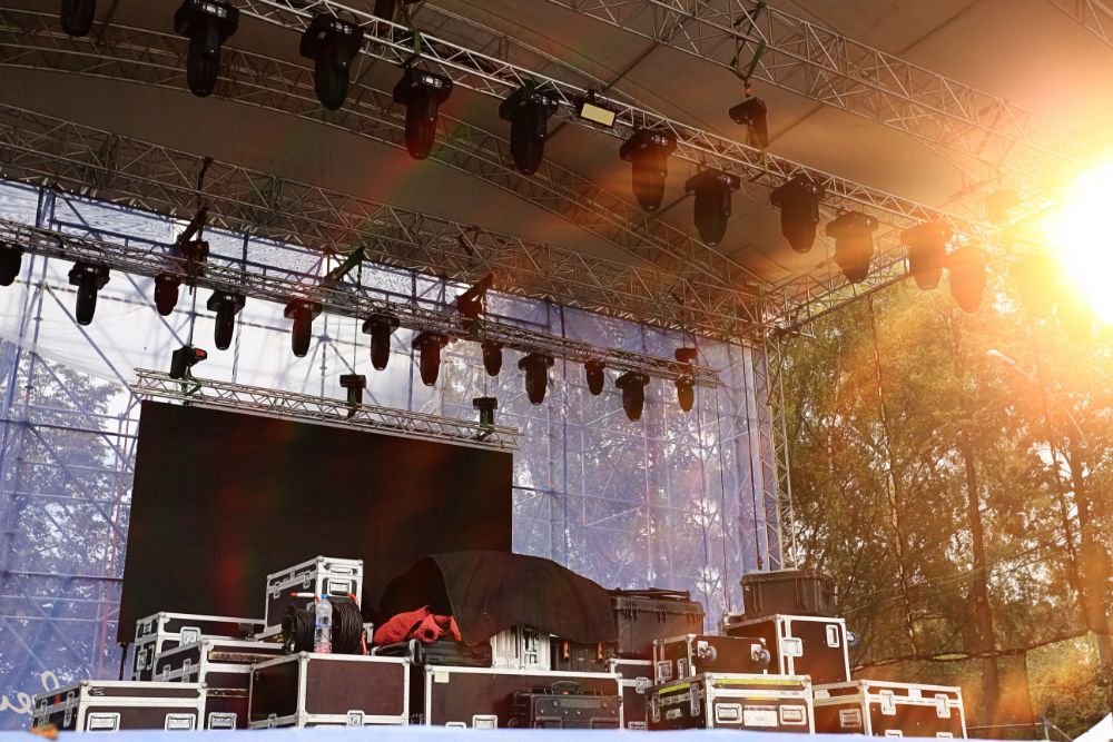 allestimento palco