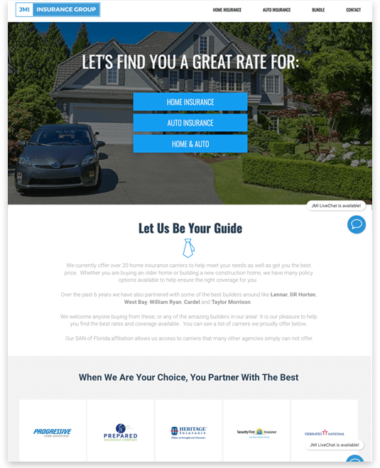 Website design for agencies