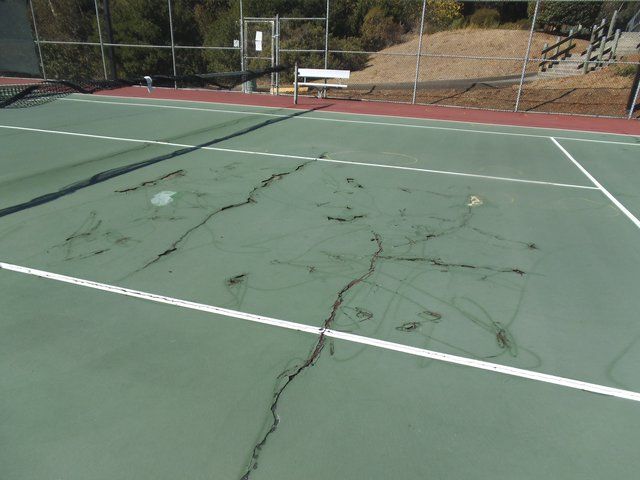 TENNIS COURT BEFORE