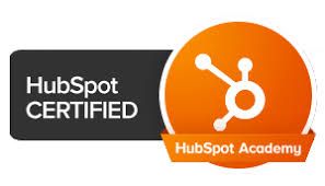 The logo for hubspot academy is orange and black.