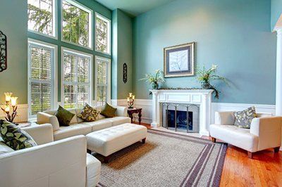 Window & Door Installation Services — Living Room with Window in Augusta, GA