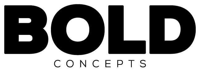 The bold concepts logo is black and white on a white background.