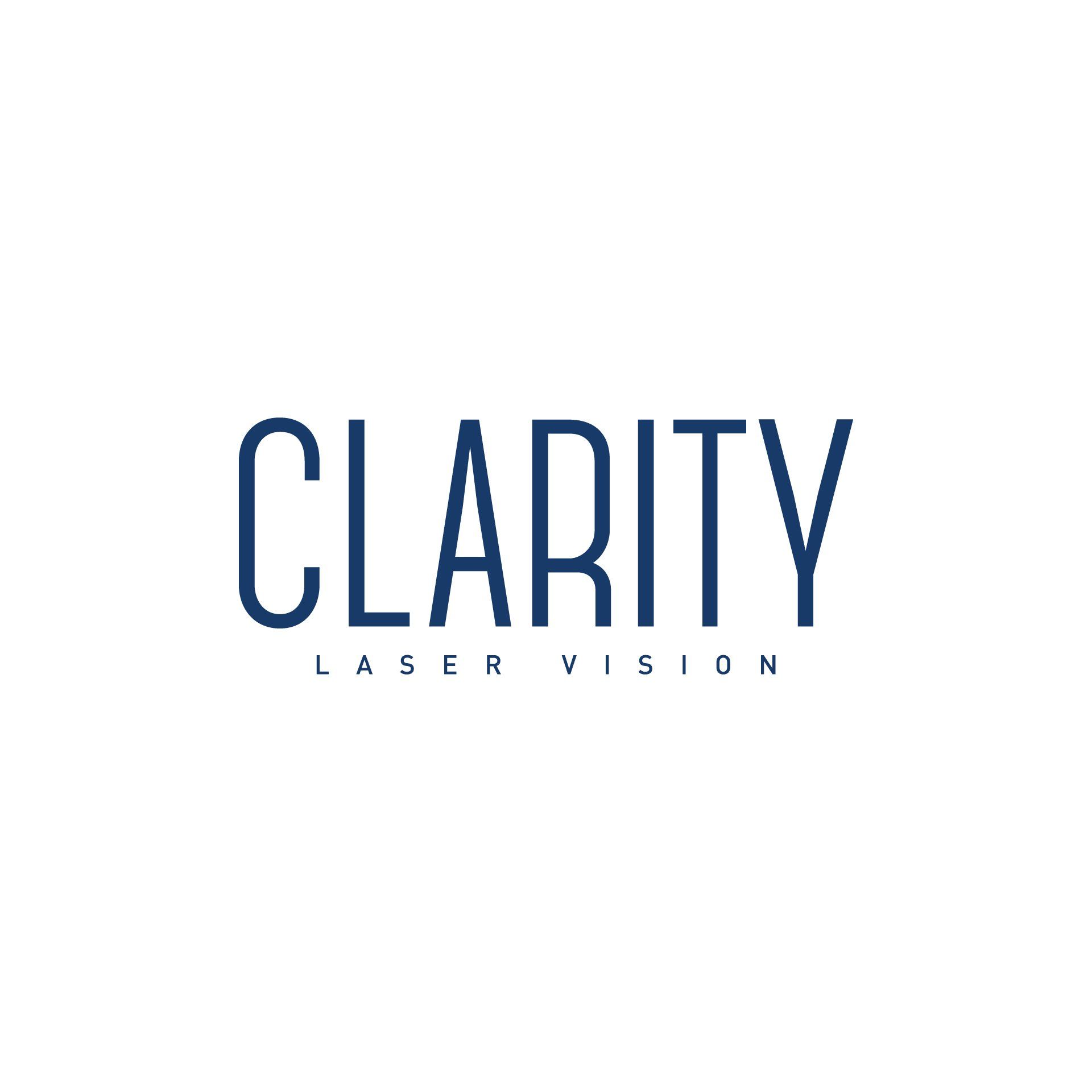 A logo for a company called clarity laser vision