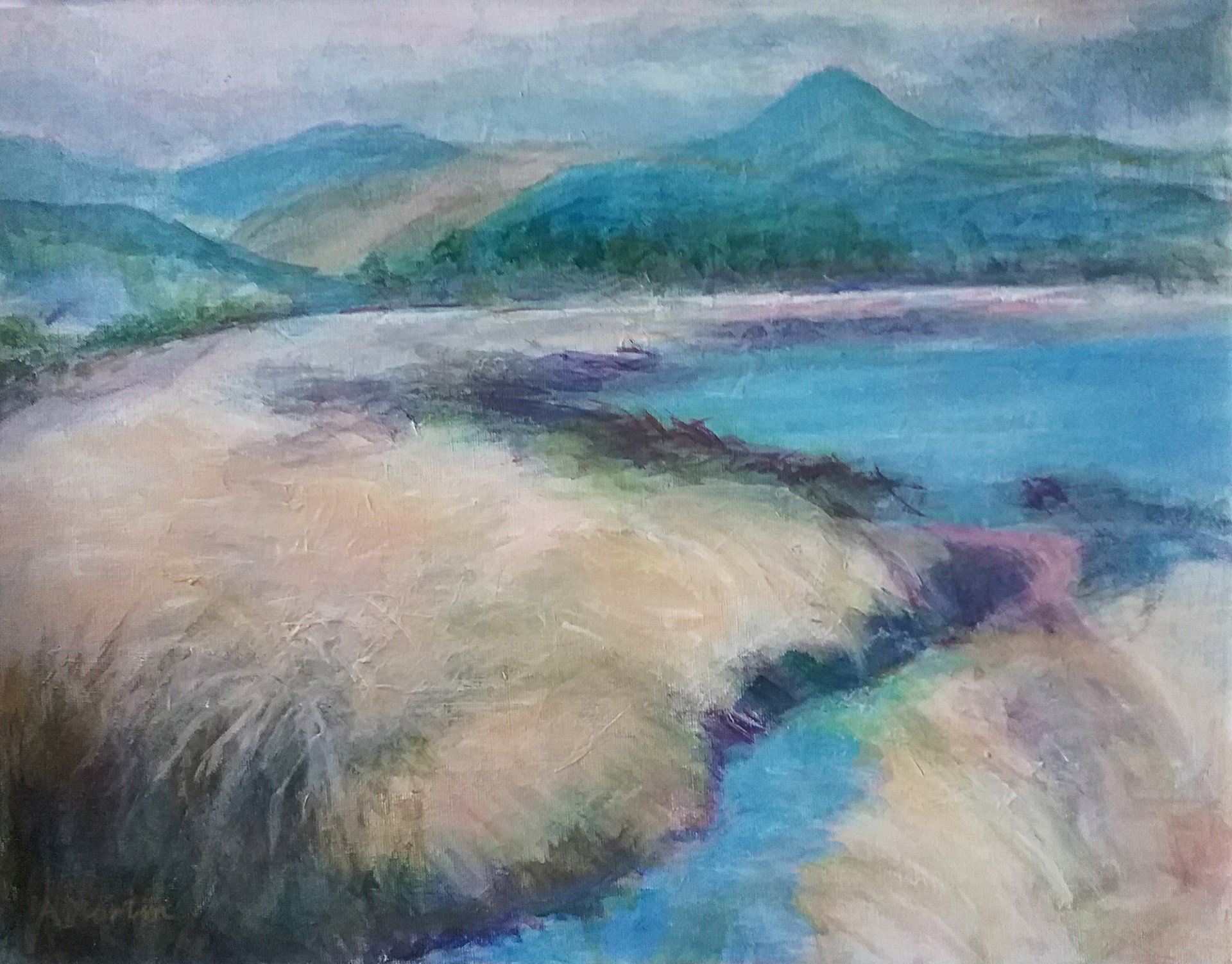 Goatfell from Brodick Beach - Ann Martin