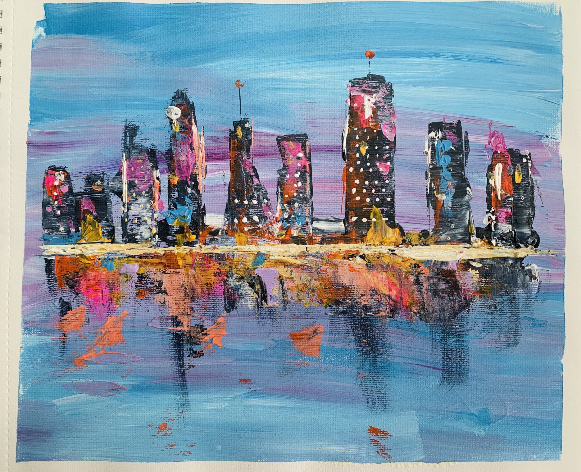 City Skyline by Daisy Smaller