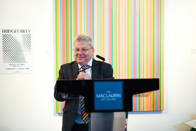 John Walker addresses the crowd