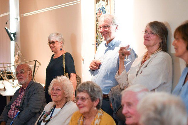 Listening to the speeches