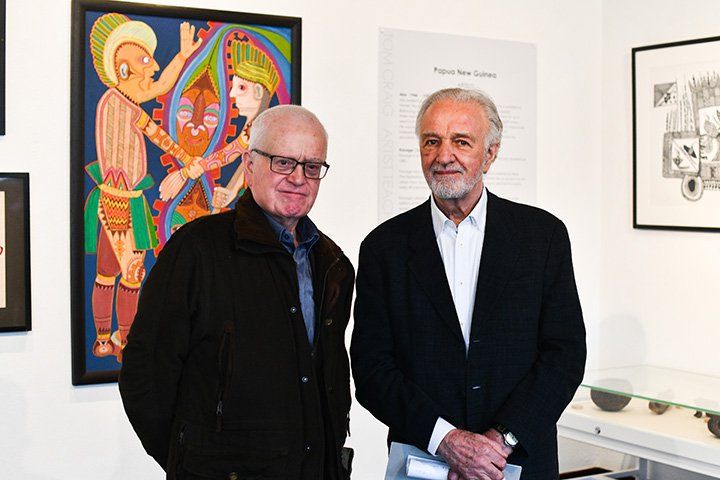 Professor Dugald Cameron with Tom Craig