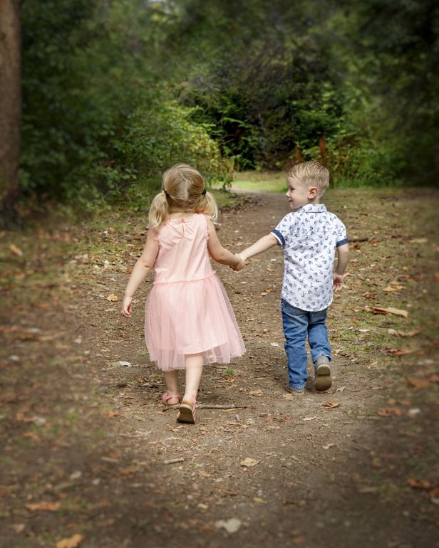 Brother and Sister Portrait