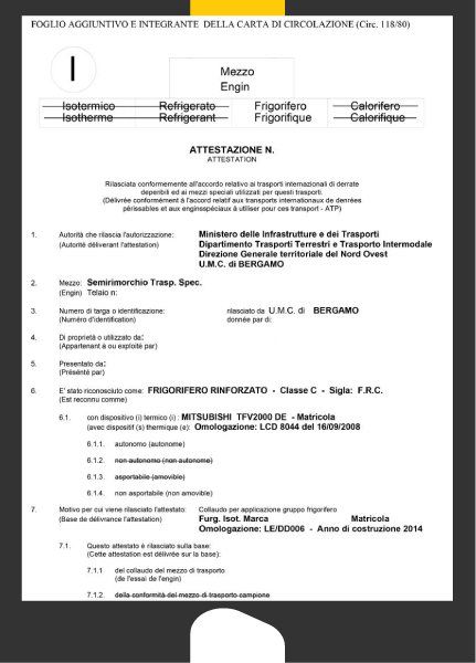 revisioni mezzi frigoriferi