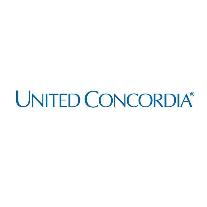 United Concordia logo in blue text on a white background
