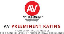 AV Preeminent Rating AV Preeminent Rating