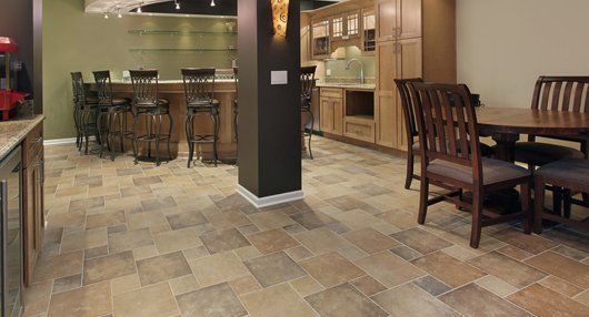 floor and wall tiling