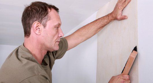 wall paper scraping