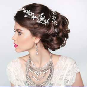 Woman with Brown curly hair - prom makeover in Richboro, PA
